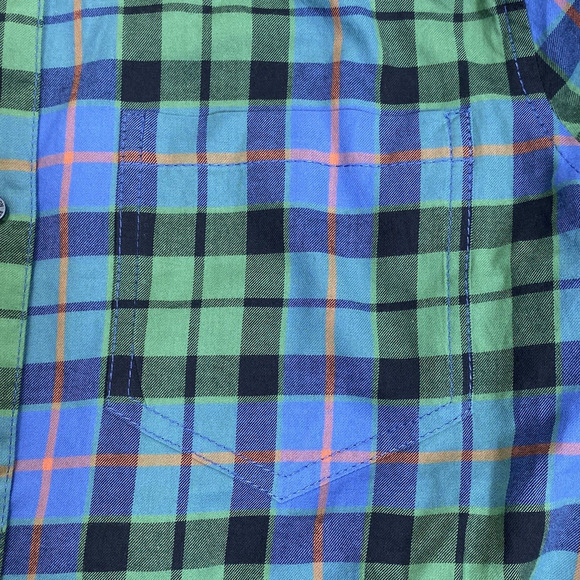 Pendleton Women’s 100% Cotton Long Sleeve‎ Shirt Blue Plaid Size Extra Small - Picture 7 of 7